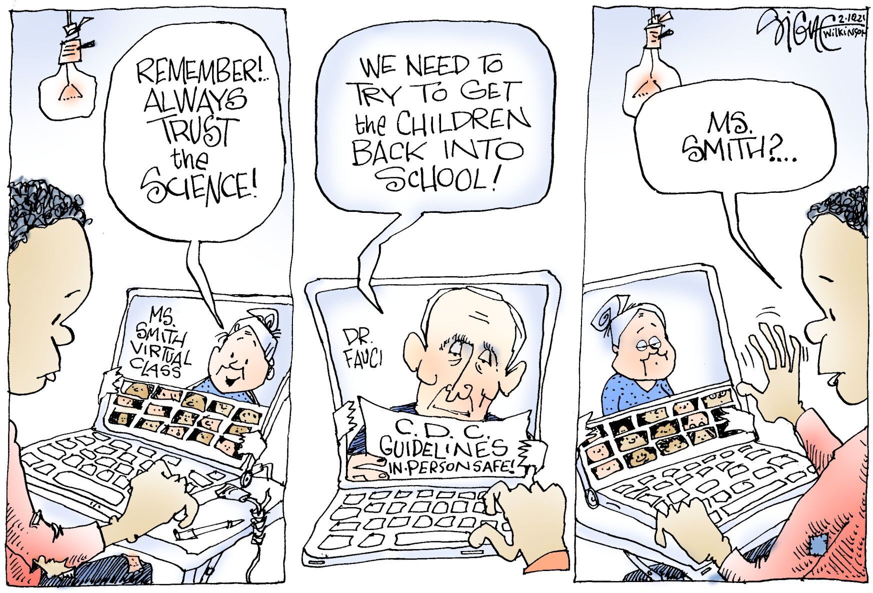 Signe Wilkinson cartoon